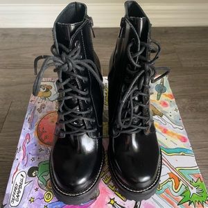 JEFFREY CAMPBELL “Legion” BOOTS BLACK Size 7.5